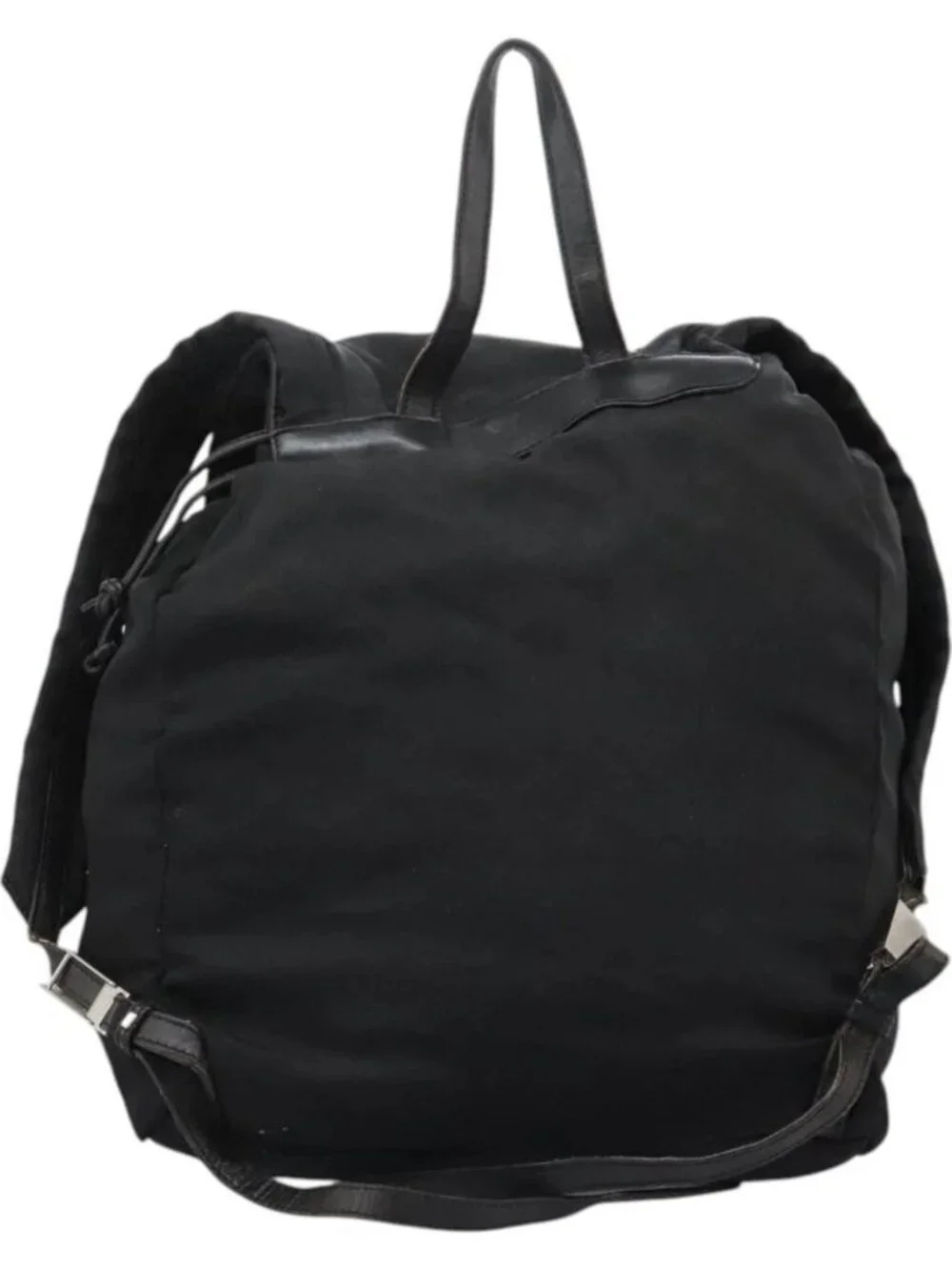 GUCCI Backpack Nylon Black Auth 117288